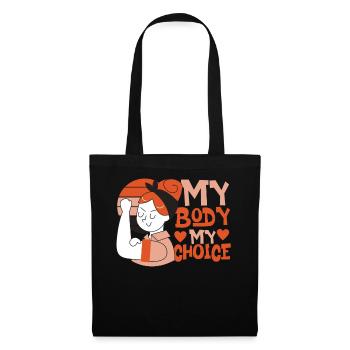 Feminist My Body My Choice - Tote Bag - black - Front