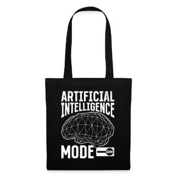 Artificial Intelligence Mode On - Tote Bag - black - Front