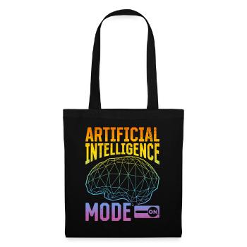 Machine Learning - Artificial Intelligence Mode On - Tote Bag - black - Front