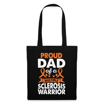 Father of Multiple Sclerosis Warrior Awareness - Tote Bag - black - Front