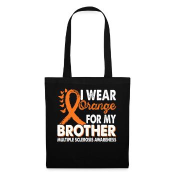 Apply Orange for Brother Month to the - Tote Bag - black - Front