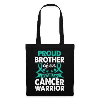 Brother Of Ovarian Cancer Warrior Awareness Month - Tote Bag - black - Front