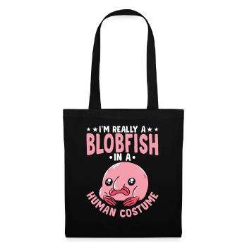 I'm really a blobfish owner of blobfishes - Tote Bag - black - Front
