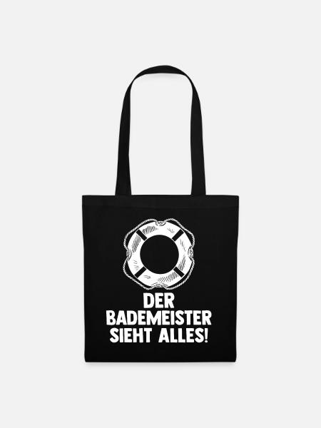 Rettungsschwimmer Bademeister - Stoffbeutel - Schwarz
