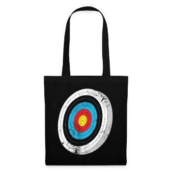 Outdoor Hunting Arch Target Bow Arrow Vintage - Tote Bag - black - Front