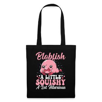 Blobfish Little Squishy Blobfishes Owner - Tote Bag - black - Front