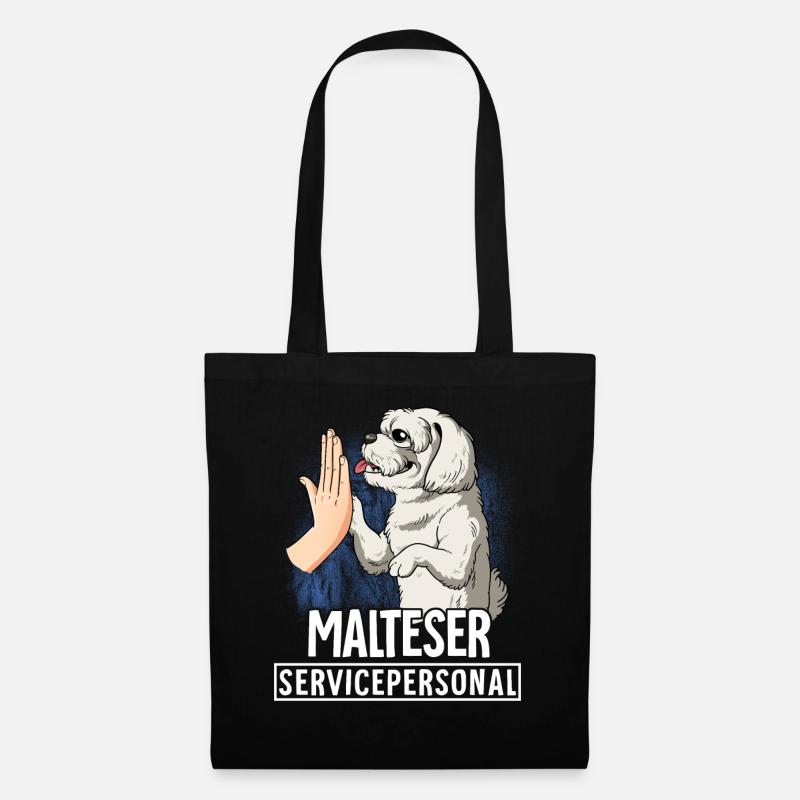 Malteser - Stoffbeutel - Schwarz