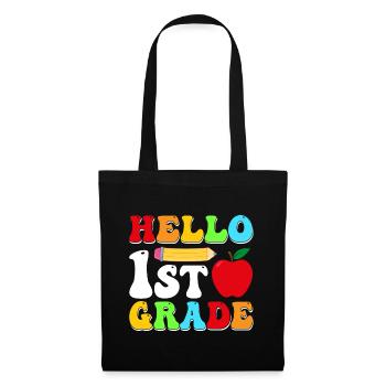 Hello 1st Grade Back To School First Day - Tote Bag - black - Front