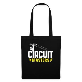 Circuit Masters - Elektroinstallateur - Stoffbeutel - Schwarz - Vorne