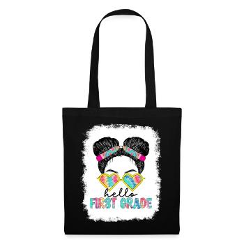 Hello 1st Grade Back To School First Day - Tote Bag - black - Front