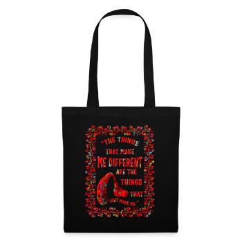 Chemise de sensibilisation à la perte auditive, les choses qui - Sac en tissu - noir - Devant