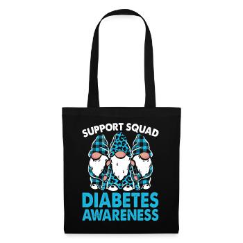 Support Squad Diabetes Awareness Month - Tote Bag - black - Front