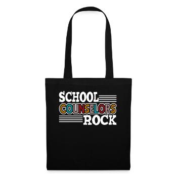 School Counselor School Counselors Rock - Tote Bag - black - Front