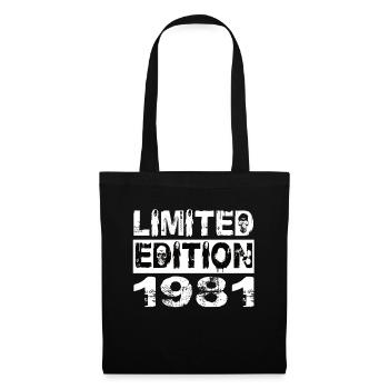 Limited Edition 1981 Birthday 1981 Birthday - Tote Bag - black - Front