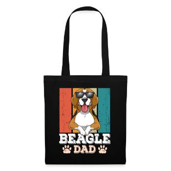 Beagle Dad - Tote Bag - black - Front