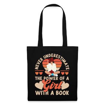 Feminist Retro Never Underestimate - Stoffbeutel - Schwarz - Vorne