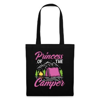 Prizessin Camping Camper - Tote Bag - black - Front