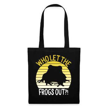 Funny Frog Plague Pesach Passover Jewish Jew - Tote Bag - black - Front