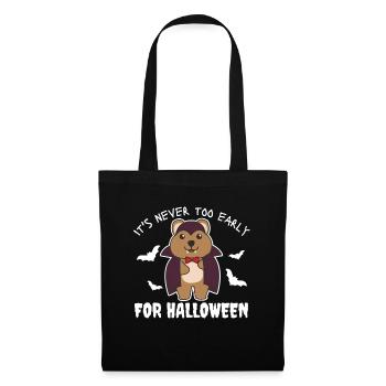 Quokka il n’est jamais trop tôt pour le vampire d’Halloween - Sac en tissu - noir - Devant