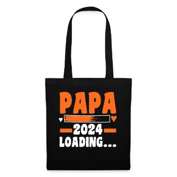 Werdender Papa 2027 - Stoffbeutel - Schwarz - Vorne