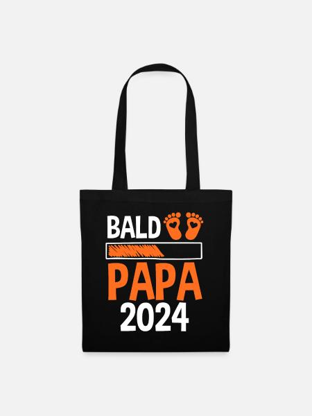 Werdender Papa 2029 - Stoffbeutel - Schwarz