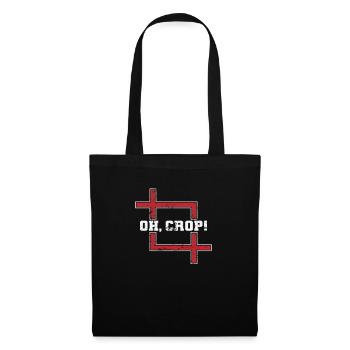 Oh Crop! Photo Photographer Camera - Tote Bag - black - Front