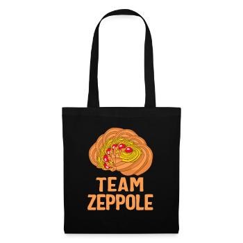 Chemise de la Saint-Joseph, tee-shirt mignon de l’équipe Zeppole, - Sac en tissu - noir - Devant
