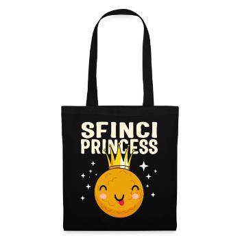 St. Joseph's Day Shirt, Sfinci Princess Niedlich - Stoffbeutel - Schwarz - Vorne