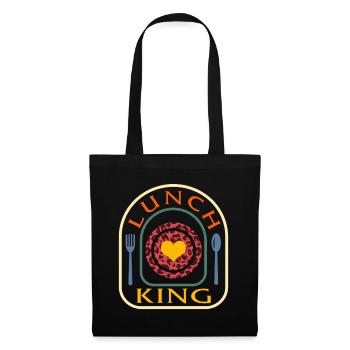 Lunch Lady Shirt, Lunch King Tee, School - Tote Bag - black - Front