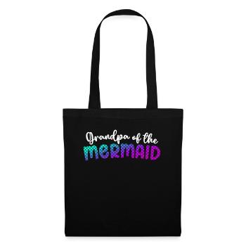 Grandpa Of The Mermaid Girl Family Matching - Tote Bag - black - Front