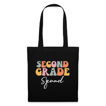 Second Grade Rainbow Girls Boys Teacher Team 2nd - Tote Bag - black - Front