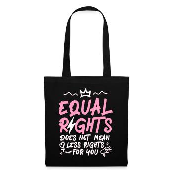 Feminist Equal Rights For Others - Tote Bag - black - Front