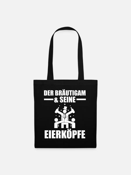Bräutigam Junggesellenabschied - Stoffbeutel - Schwarz