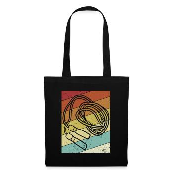 Vitesse de saut rétro saut saut professionnel - Sac en tissu - noir - Devant