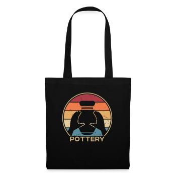 Retro Pottery Wheel Hobby Pottery Pro Lover - Tote Bag - black - Front