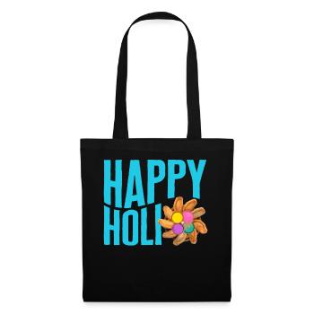 Happy Holi Festival Shirt, Happy Holi Gujiya - Tote Bag - black - Front