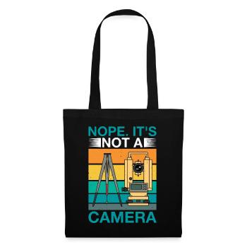 Nope, It's Not A Camera 2 - Stoffbeutel - Schwarz - Vorne
