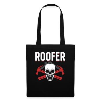Roofer - Roof Worker Roofing Worker Roofer - Tote Bag - black - Front