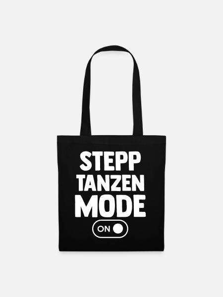 Tänzer Stepptanz - Stoffbeutel - Schwarz