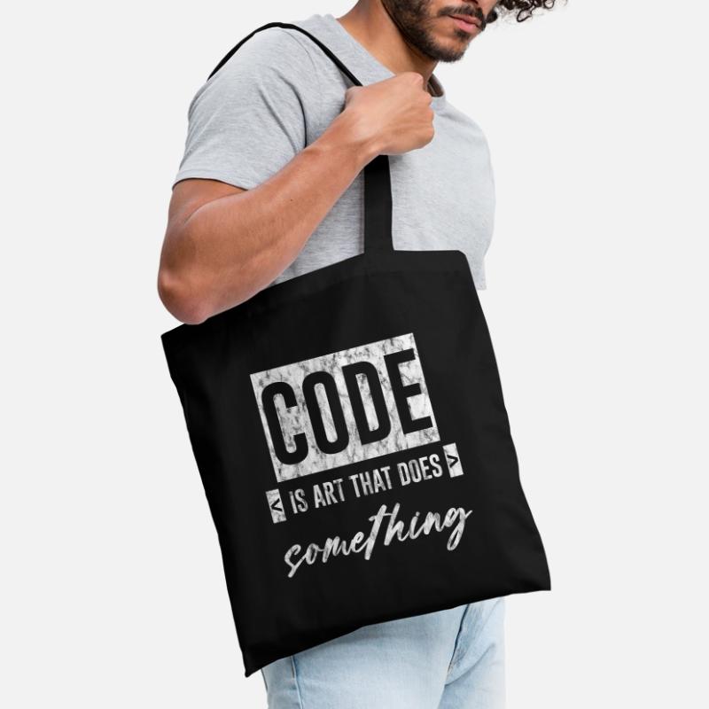 Code Is Art That Does Something 3 Stoffbeutel