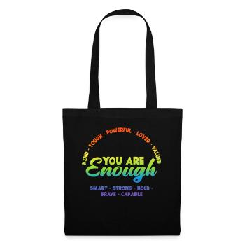 LGBTQ Motivation - Sac en tissu - noir - Devant
