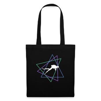 Plonger - Sac en tissu - noir - Devant
