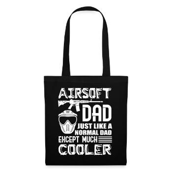 Airsoft Airsoft Dad Is Cooler - Tote Bag - black - Front