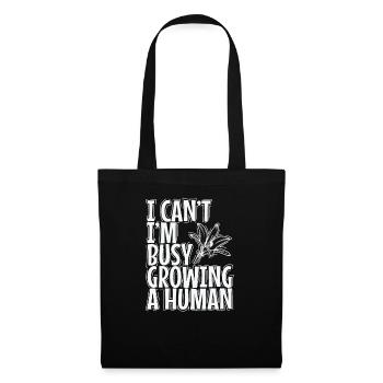I can't, I'm Busy Growing a Human Mami Mother's Day - Tote Bag - black - Front