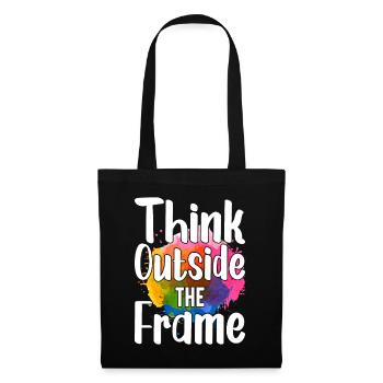 Peintre Toile Liquide Peinture Art Peinture - Sac en tissu - noir - Devant