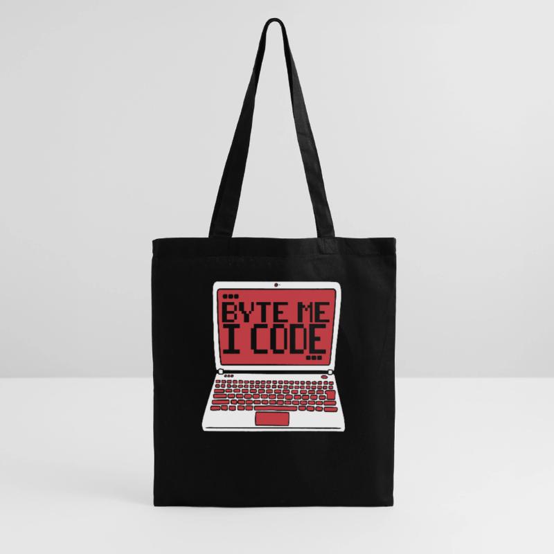 Byte Me I Code Developer Softwareentwickler Stoffbeutel