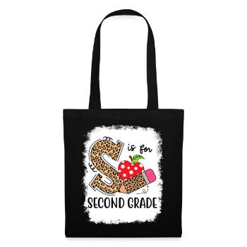 Second Grade Rainbow Girls Boys Teacher Team 2nd - Tote Bag - black - Front