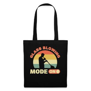 Glassblowing Mode On Glassblower Glass Blowing - Tote Bag - black - Front