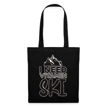 I Need Vitamin Ski 2 - Tote Bag - black - Front