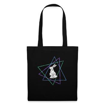 Lièvre - Sac en tissu - noir - Devant